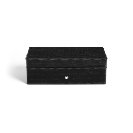 Stifteetui aus Leder mit Krokopr&auml;gung