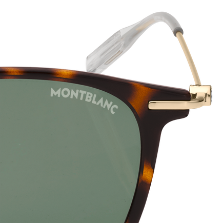 Round Sunglasses with Havana Coloured Injected Frame