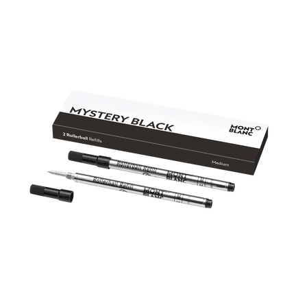 2 recharges pour rollerball Medium noir profond