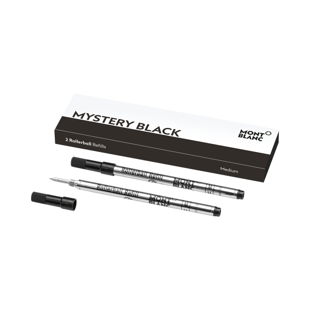 2 recharges pour rollerball Medium noir profond - 1