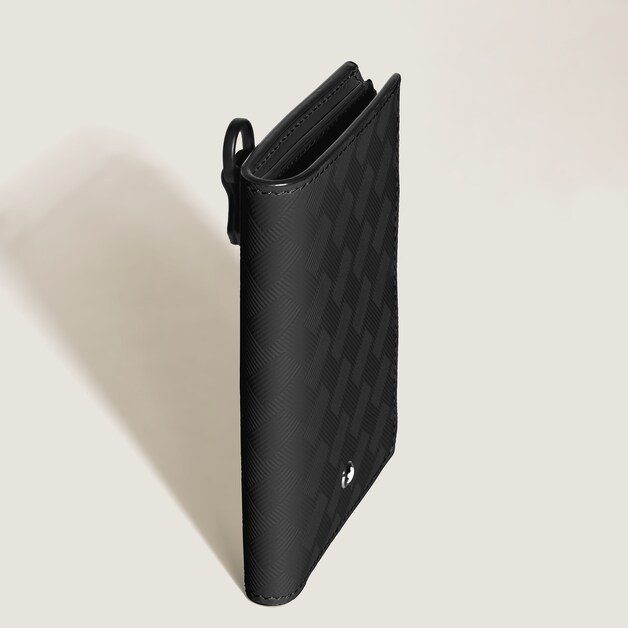 Mini Vertical Wallet 6cc in Extreme Leather - 5