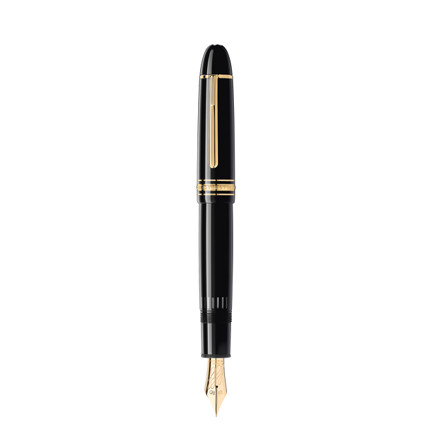 Meisterstück Resin Pluma estilográfica, chapado en oro amarillo - 1
