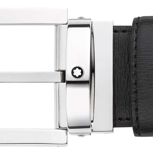 Rectangular 35&nbsp;mm Belt in Leather - 3