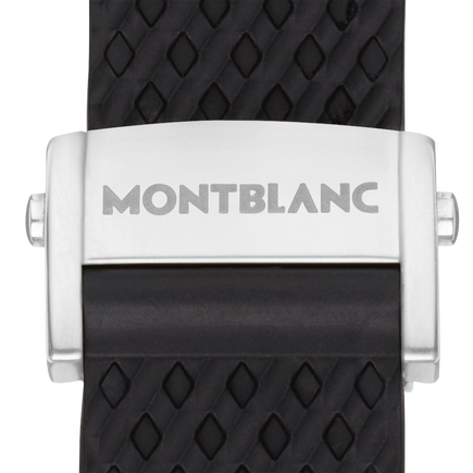 Summit 2 Black Rubber Sport Strap