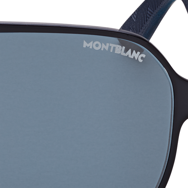 Gafas de Sol Cuadradas con Montura de Metal Negra - 3