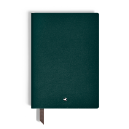 Medium Notebook, Soft Leather, British Green – Lined Pages