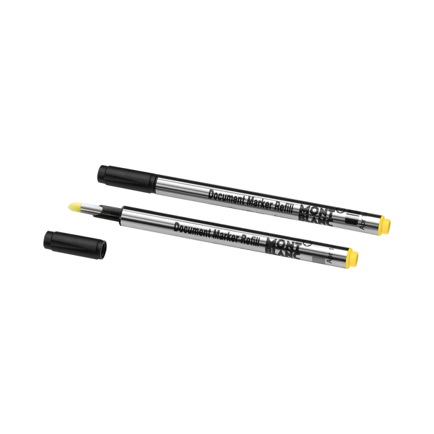 2 Document Marker Refills, Luminous Yellow - 2
