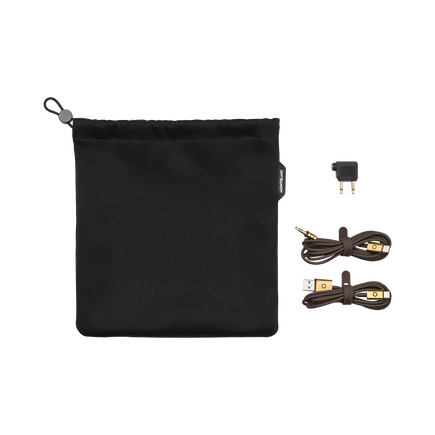 Brown Travel Set for Montblanc MB 01 Headphones