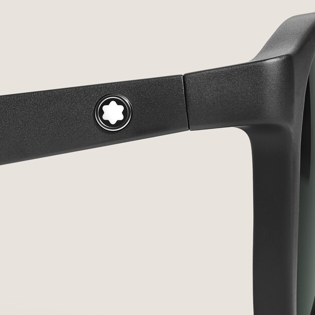Round Sunglasses with Black Coloured Injected Frame - 3