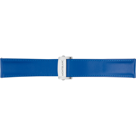 Summit 2 Sapphire Blue Leather Strap