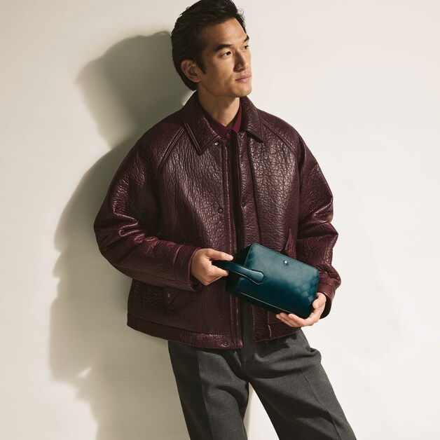 Wash Bag in Extreme Leather - 2