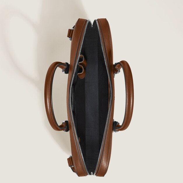 Flache Schreibmappe aus Sartorial Leder - 7