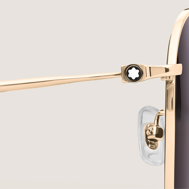 Squared Titanium Gold Col Frame   - 3