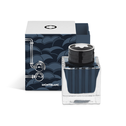 Ink Bottle, Meisterstück Around the World in 80 Days, Coal Blue, 50 ml