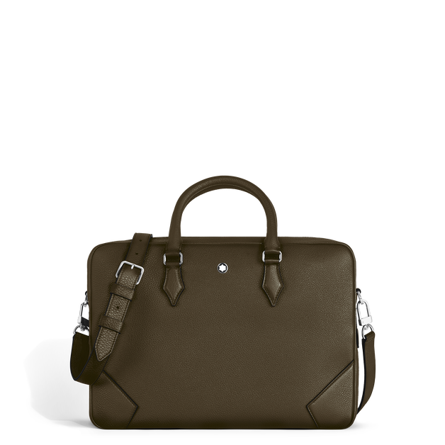Medium Briefcase in Grain Leather - 1