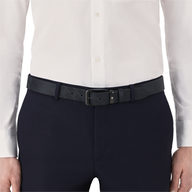 Rectangular 35&nbsp;mm Reversible Belt in Extreme Leather - 2