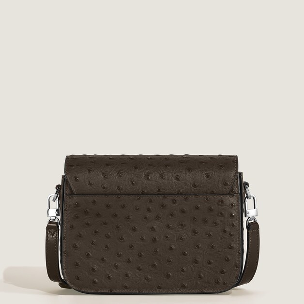 Nib Crossbody Bag in Ostrich-Embossed Leather - 3