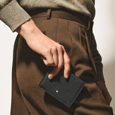 Portefeuille 6cc en Cuir Grain&eacute;