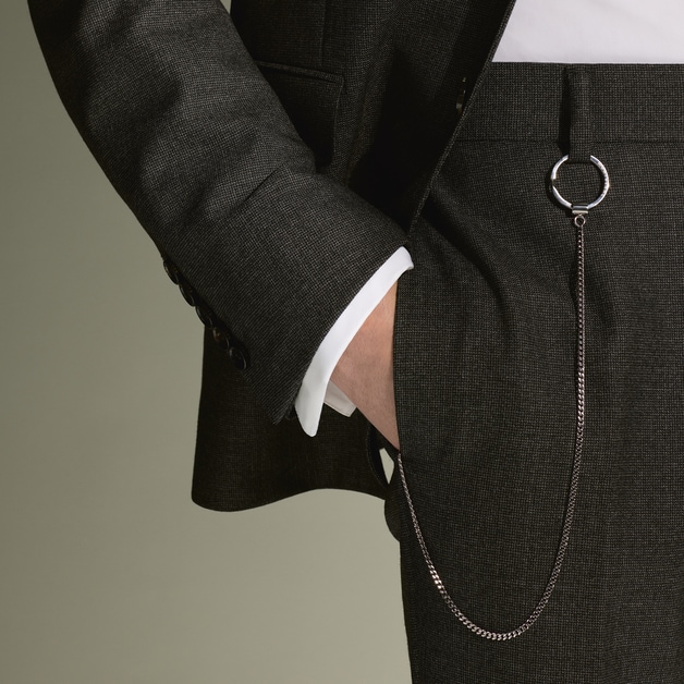 Pocket Chain Great Characters Homage to The Great Gatsby in stainless steel - 3