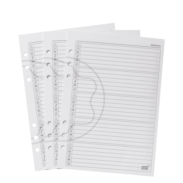 Fogli Grandi, Rubrica - 1