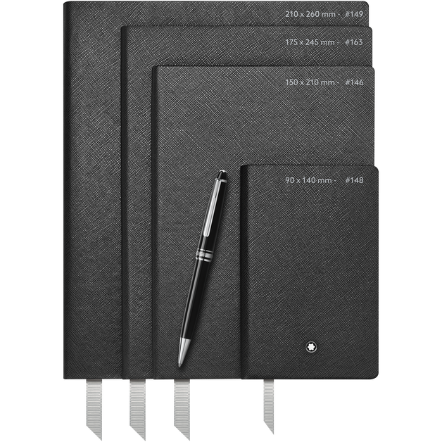 Notebook #146 small, Black - Lined - 4