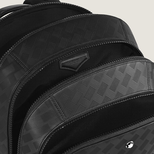 Large Backpack with 3 Compartments in Extreme Leather - 5