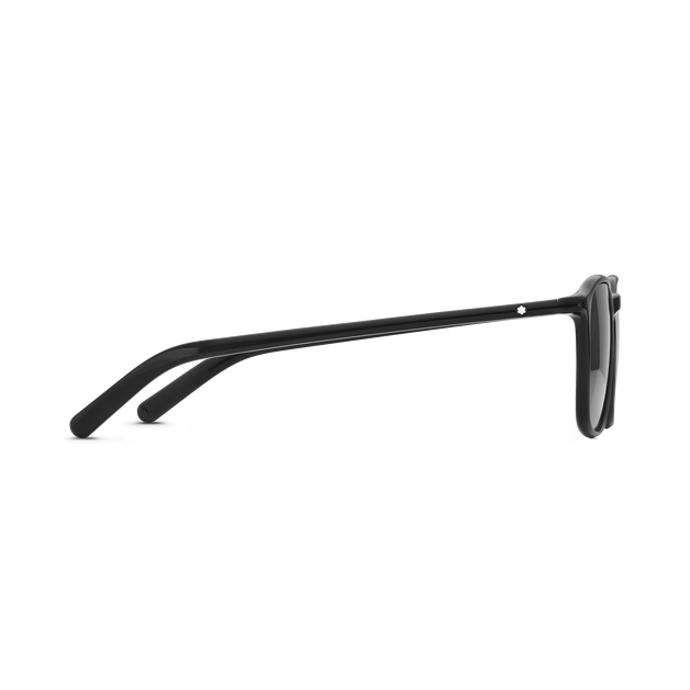 Squared Sunglasses with Black Acetate Frame - 2