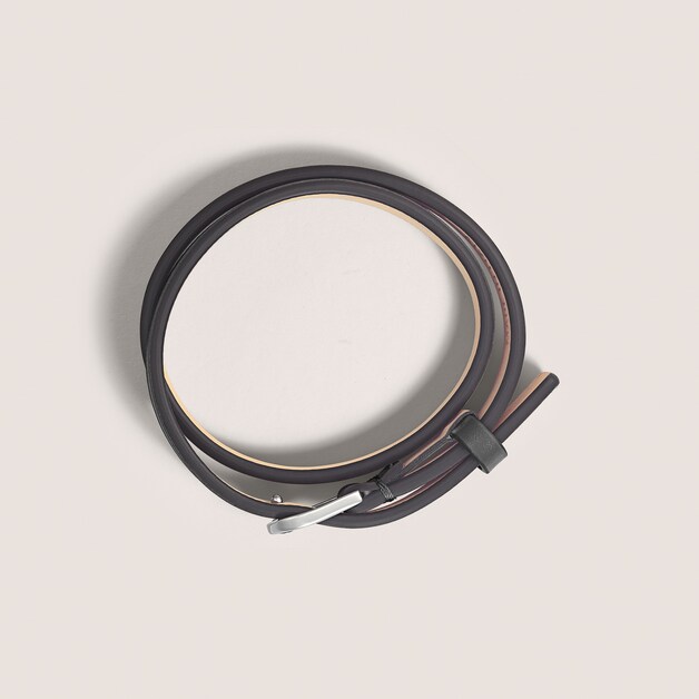Pulsera con hebilla en forma de herradura negra, tamaño ajustable - 6