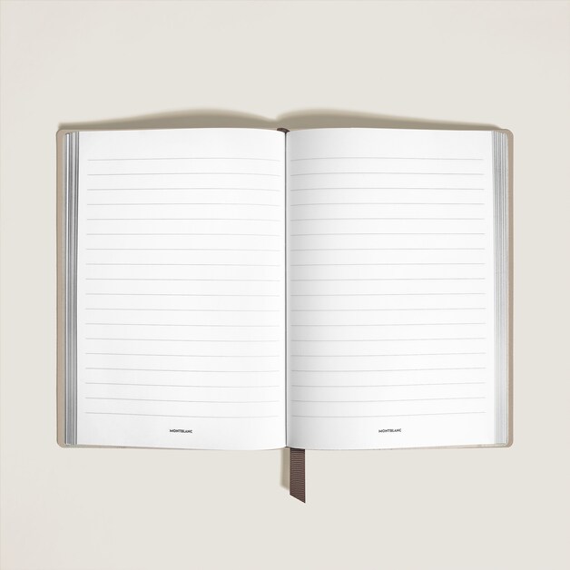 Medium Notebook in Soft Leather, Lined Pages - 2