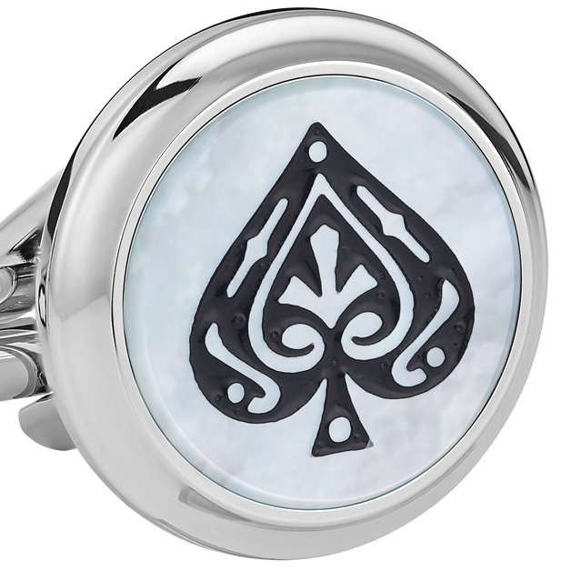 Meisterstück Tribute to the Book Around the World in 80 Days Spade & Heart Cufflinks - 2