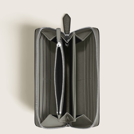 Portefeuille 12cc avec zip circulaire Sartorial