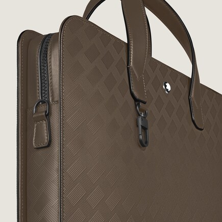 Thin Briefcase in Extreme Leather