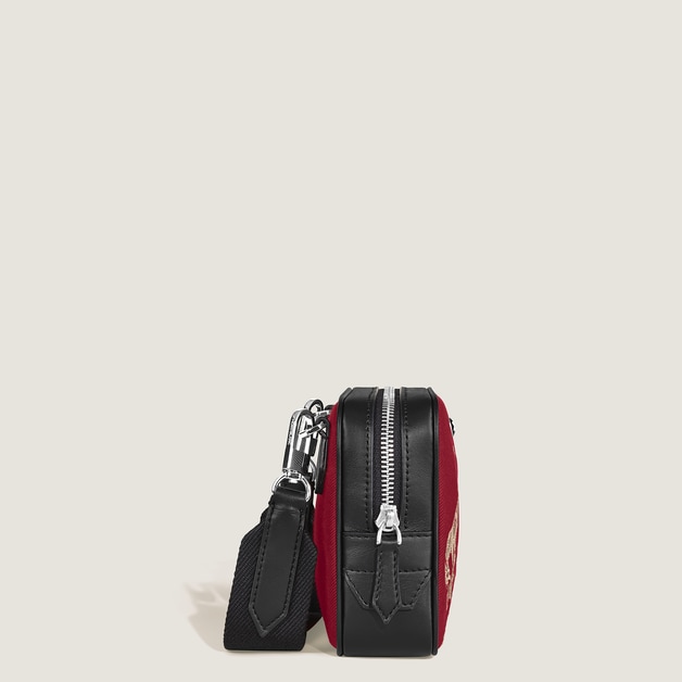 Mini-Umh&auml;ngetasche Year of the Horse aus besticktem Gabardine - 4