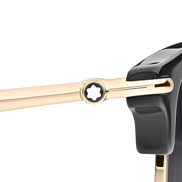 Gafas de Sol Rectangulares con Montura Inyectada Negra - 4