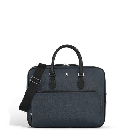 Medium Briefcase with Pocket in Sartorial Leather