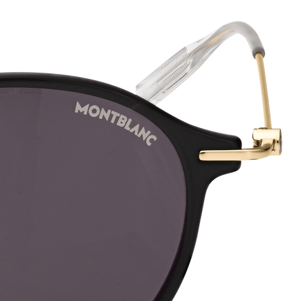 Round Sunglasses with Black Coloured Injected Frame