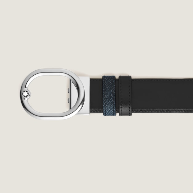 L'Ovale 35 mm Reversible Belt in Sartorial Leather - 3