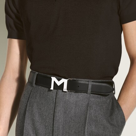 M 35 mm Reversible Belt in Leather