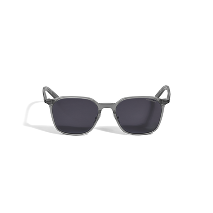 Oval Sunglasses with Acetate Grey Frame