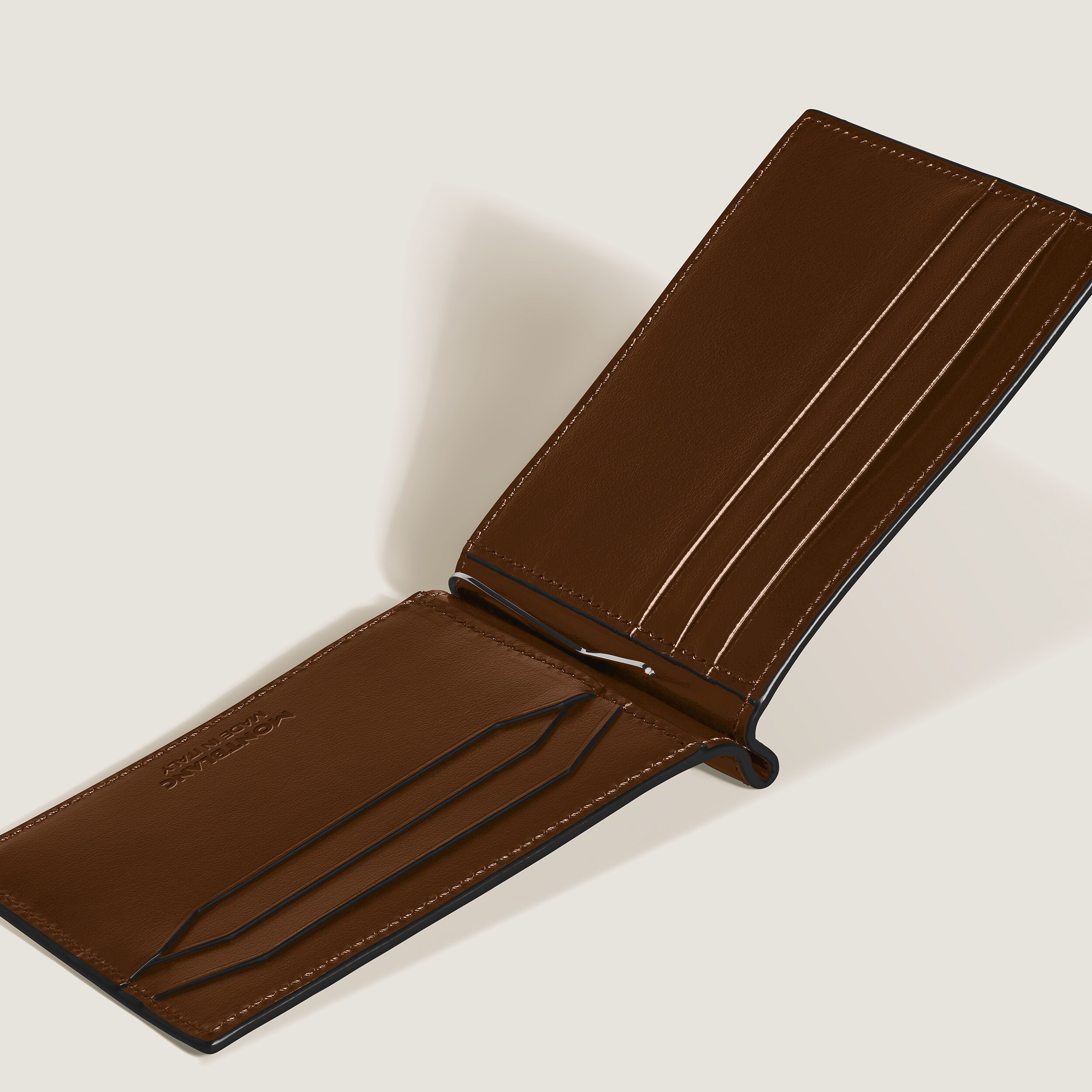 Wallet 6cc with Money Clip in Meisterst&uuml;ck Sfumato Leather