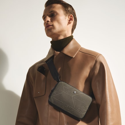 迷你斜背包，4810 緹花布料