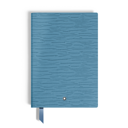 Notebook Medium, Soft Leather, Smoky Blue - Lined Pages