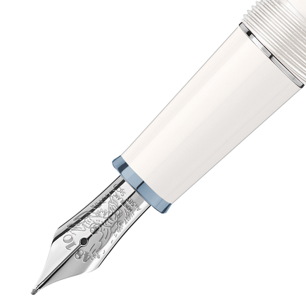 Meisterstück Glacier Classique Fountain Pen (F) White,  Meisterstück Glacier Classique Fountain Pen (F) White