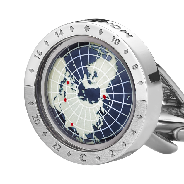 1858 Geosphere Cufflinks Blue - 3