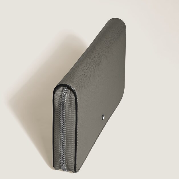 Continental Wallet 12cc with zip in Sartorial Leather - 5