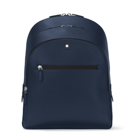 Medium Backpack with 3 Compartments in Sartorial Leather