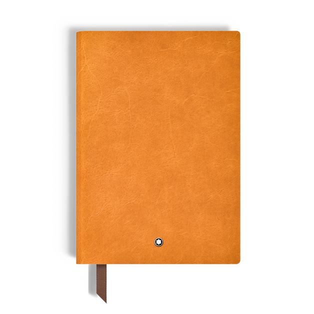 Notebook Mittelgroß, Weiches Leder, Braun – Linierte Seiten - 1