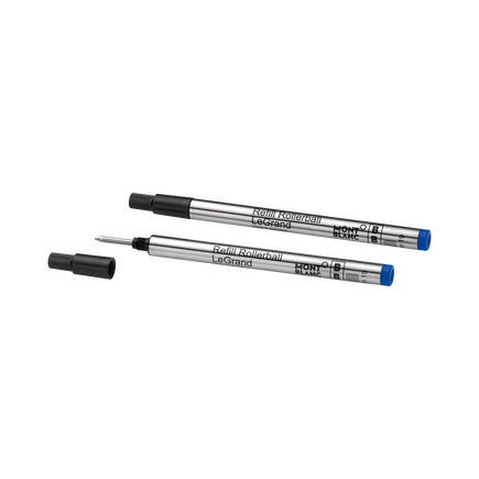 2 Rollerball LeGrand Refills, Royal Blue - Broad