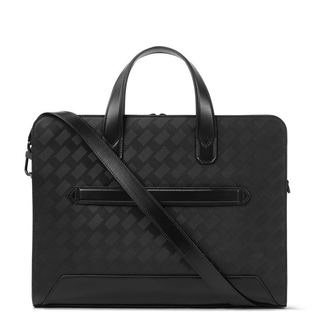 Thin Briefcase in Extreme Leather - 4