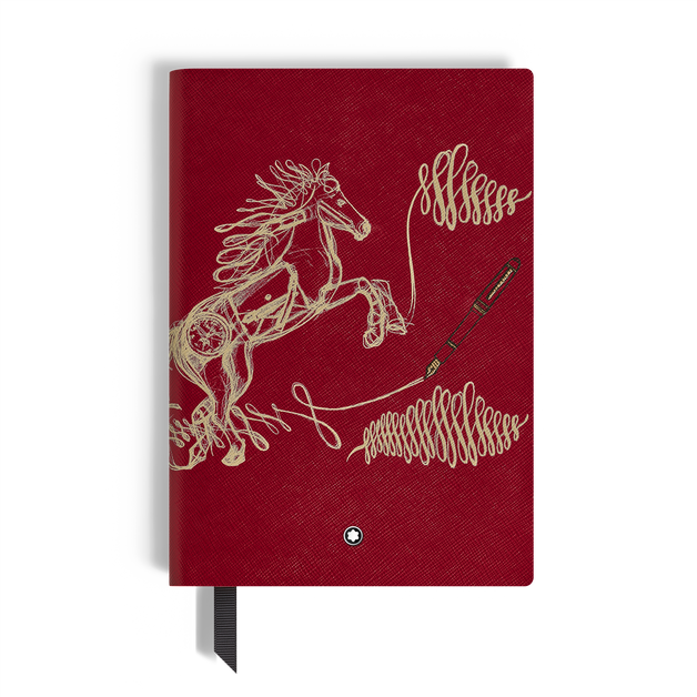 Mittelgro&szlig;es Notizbuch, Year of The Horse, Linierte Seiten - 1